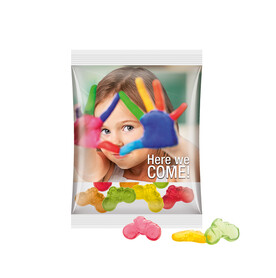 Maxitüte, Folie transparent, Trolli Fruchtgummi Fahrrad bedrucken, Art.-Nr. 1024.00054