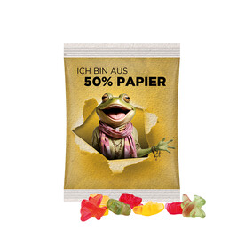 Maxitüte, Folie mit ca. 50% Papieranteil, weiß, Trolli Fruchtgummi Flugzeuge bedrucken, Art.-Nr. 1024.00057