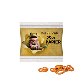 Snack Miditüte, Mini Brezel, Papierfolie bedrucken, Art.-Nr. 1025.00045