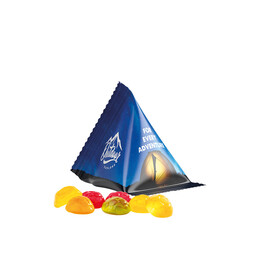Fruchtgummi Tetraeder, Folie weiß, Trolli Fruchtgummi Fußbälle bedrucken, Art.-Nr. 1027.00040 Fruchtgummi Tetraeder, Folie weiß, Trolli Fruchtgummi Fußbälle bedrucken, Art.-Nr. 1027.00040