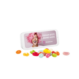 Schiebedeckeldose, weiß, American Style Jelly Beans bedrucken, Art.-Nr. 1116.00014  