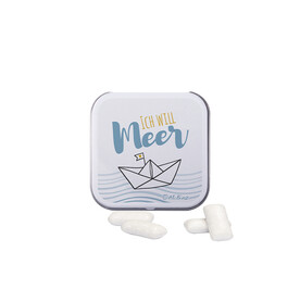 Dose Quadratisch, KoRo Menthol Kaugummi bedrucken, Art.-Nr. 1117.00012 Dose Quadratisch, KoRo Menthol Kaugummi bedrucken, Art.-Nr. 1117.00012