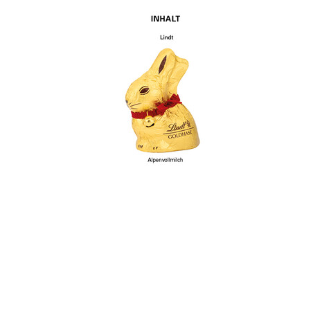 Oster Box Maxi, Lindt Osterhase 50 g bedrucken, Art.-Nr. 1155.00001