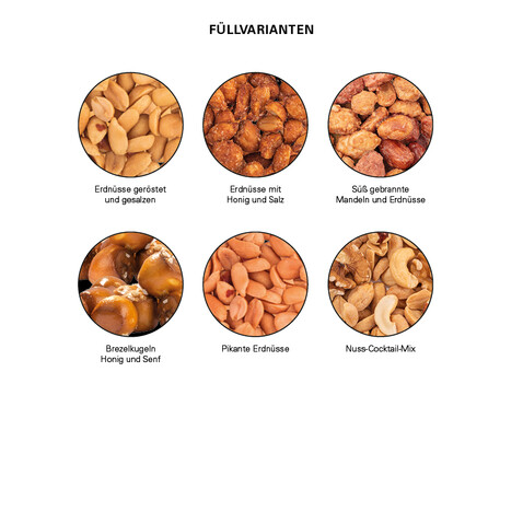 Snack Dose, Erdnüsse geröstet und gesalzen bedrucken, Art.-Nr. 1163.00001