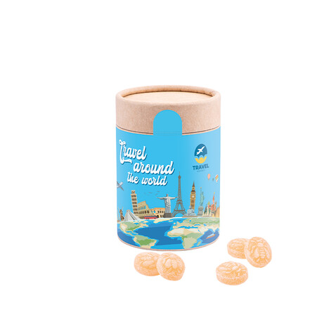 Papierdose Eco Maxi, Honigbienen Bonbons bedrucken, Art.-Nr. 1180.00018 Papierdose Eco Maxi, Honigbienen Bonbons bedrucken, Art.-Nr. 1180.00018