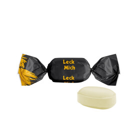 Eiskristall Bonbon im weißen, kompostierbaren Wickler bedrucken, Art.-Nr. 1207.00001