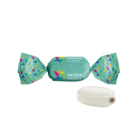 Schoko-Minz Bonbon im weißen, kompostierbaren Wickler bedrucken, Art.-Nr. 1207.00010