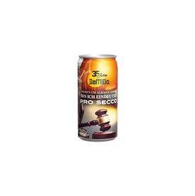 Getränkedose 200ml Secco Bianco, Sleeve-Folie transparent bedrucken, Art.-Nr. 1217.00004 Getränkedose 200ml Secco Bianco, Sleeve-Folie transparent bedrucken, Art.-Nr. 1217.00004
