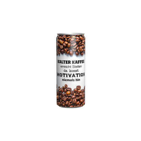 Getränkedose 250ml Eiskaffee, Sleeve-Folie transparent bedrucken, Art.-Nr. 1218.00007