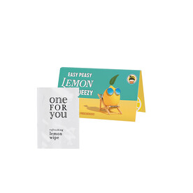 Werbekarte long, Erfrischungstuch bedrucken, Art.-Nr. 1233.00007