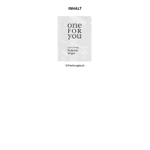 Werbeanhänger, Erfrischungstuch bedrucken, Art.-Nr. 1251.00015