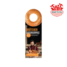 Werbeanhänger aus weißem Karton, kundengestelltes Füllgut bedrucken, Art.-Nr. 1251.00016