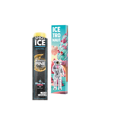 Long Box, Shot Ice - Juicy Mango Pine Apple, alkoholfrei bedrucken, Art.-Nr. 1258.00011