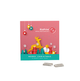 Täfelchen Adventskalender, Alpenmilch Schokotäfelchen bedrucken, Art.-Nr. 1265.00006