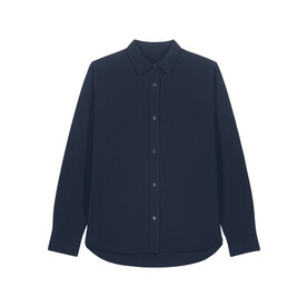 Stella Oxford Shirt - Das Damen-Oxford-Hemd - French Navy - XXL bedrucken, Art.-Nr. STWW971C7272X