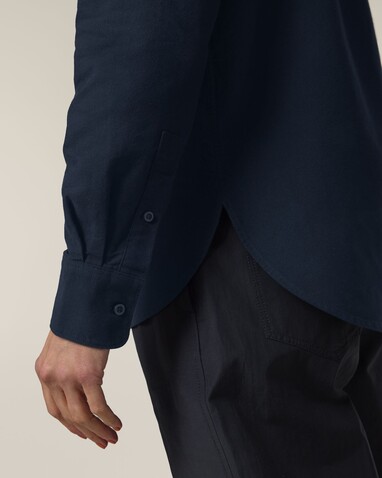 Stella Oxford Shirt - Das Damen-Oxford-Hemd - French Navy - XXL bedrucken, Art.-Nr. STWW971C7272X