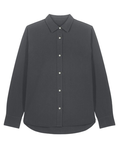 Stella Oxford Shirt - Das Damen-Oxfordhemd - Anthracite - S bedrucken, Art.-Nr. STWW971C2531S