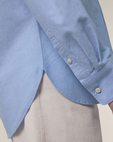 Stella Oxford Shirt - Das Damen-Oxfordhemd - Blue Oxford - 3XL bedrucken, Art.-Nr. STWW971C3633X Stella Oxford Shirt - Das Damen-Oxfordhemd - Blue Oxford - 3XL bedrucken, Art.-Nr. STWW971C3633X
