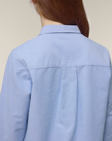 Stella Oxford Shirt - Das Damen-Oxfordhemd - Blue Oxford - M bedrucken, Art.-Nr. STWW971C3631M Stella Oxford Shirt - Das Damen-Oxfordhemd - Blue Oxford - M bedrucken, Art.-Nr. STWW971C3631M