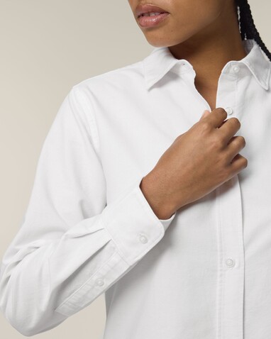 Stella Oxford Shirt - Das Damen-Oxfordhemd - White - 3XL bedrucken, Art.-Nr. STWW971C0013X Stella Oxford Shirt - Das Damen-Oxfordhemd - White - 3XL bedrucken, Art.-Nr. STWW971C0013X