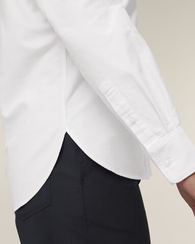 Stella Oxford Shirt - Das Damen-Oxfordhemd - White - S bedrucken, Art.-Nr. STWW971C0011S