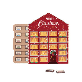 Täfelchen Adventskalender Haus ECO, Sarotti Schokoladen-Täfelchen bedrucken, Art.-Nr. 1277.00001