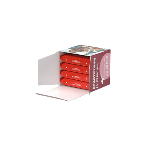Werbewürfel, Ritter SPORT mini Nugat bedrucken, Art.-Nr. 1279.00003
