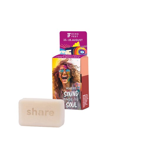 Werbecover, share feste Seife bedrucken, Art.-Nr. 1283.00001
