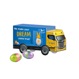 3D-Präsent LKW, Klett Ostereier bedrucken, Art.-Nr. 1297.00008