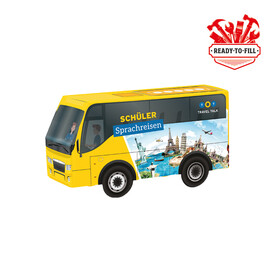 3D-Präsent Bus, ready to fill bedrucken, Art.-Nr. 1297.00023