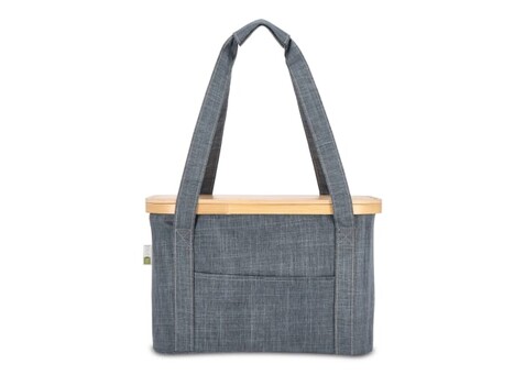 Folding cooler Sogne 38x26x25cm - Dunkelgrau bedrucken, Art.-Nr. LT57106-N0060