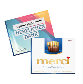 MERCI PRALINEN „FINEST SELECTION” bedrucken, Art.-Nr. 91609