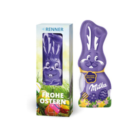 MILKA SCHMUNZELHASE IN DER WERBEBOX, 45 g bedrucken, Art.-Nr. 94572