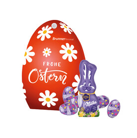 WERBE-OSTEREI ODER HASE MIT SÜßER FÜLLUNG bedrucken, Art.-Nr. 94687
