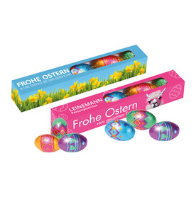EIER PARADE MIT KLETT SCHOKOLADE bedrucken, Art.-Nr. 94692