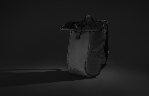 Swiss Peak Aware™ RPET Leonard 15,6&quot;-Laptop-Rucksack schwarz bedrucken, Art.-Nr. P763.4601