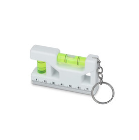 Mini spirit level - Weiss bedrucken, Art.-Nr. LT99612-N0001