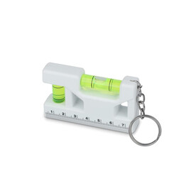 Mini spirit level - Weiss bedrucken, Art.-Nr. LT99612-N0001