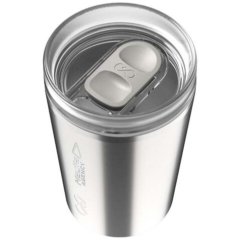 Ocean Bottle 350 ml vakuumisolierter Isolierbecher, edelstahl grau bedrucken, Art.-Nr. 10081882