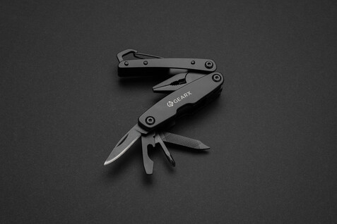 Gear X Mini Multitool schwarz bedrucken, Art.-Nr. P514.5101