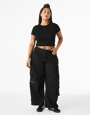 Bella Women`s Micro Rib Baby Tee, Athletic Heather, S bedrucken, Art.-Nr. 024061233