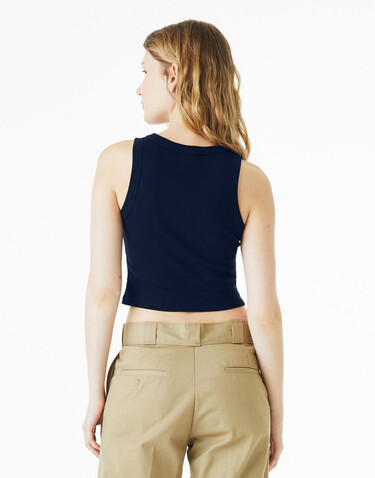 Bella Women`s Micro Rib Racer Tank, Athletic Heather, S bedrucken, Art.-Nr. 027061233