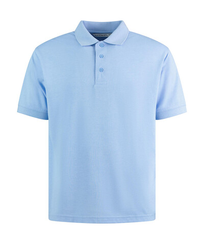 Kustom Kit Men`s Classic Fit Polo Superwash® 60º, Light Heather Blue, XS bedrucken, Art.-Nr. 043113082