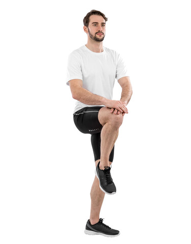 Result Men`s Bodyfit Base Layer Shorts, Black, XL/2XL bedrucken, Art.-Nr. 066331016
