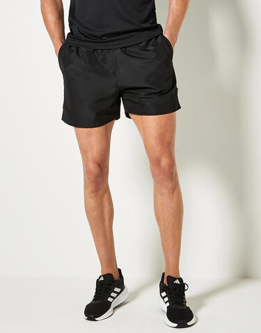 Kustom Kit Classic Fit Plain Short, Black, XL bedrucken, Art.-Nr. 081111016