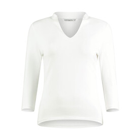 Kustom Kit Regular Fit Mandarin Collar Top 3/4 Sleeve, White, XS/S (8/10) bedrucken, Art.-Nr. 117110003