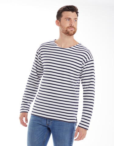 Mantis One Breton Top, Navy/White, M bedrucken, Art.-Nr. 123482524