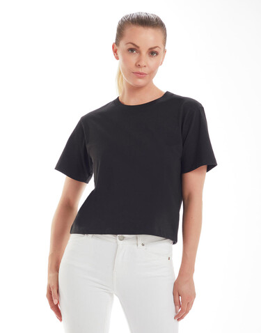 Mantis Women`s Cropped Heavy T, White, S bedrucken, Art.-Nr. 183480003