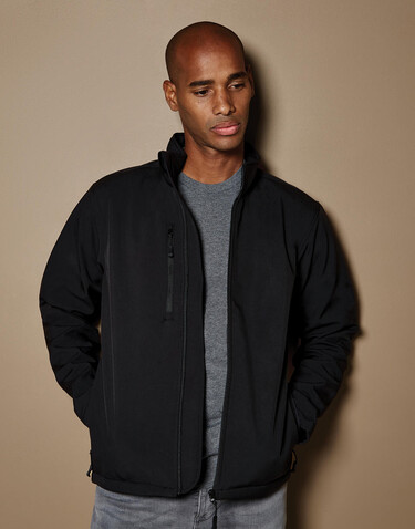 Kustom Kit Regular Fit Soft Shell Jacket, Black, S bedrucken, Art.-Nr. 407111013