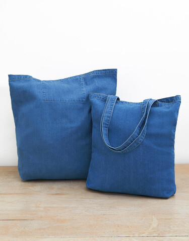 Mantis Denim Tote Bag, Denim Blue, One Size bedrucken, Art.-Nr. 600483080